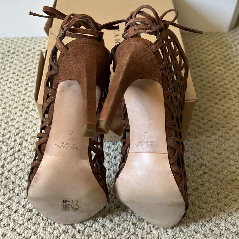 Zara Caged Heels - Picture 5 of 7
